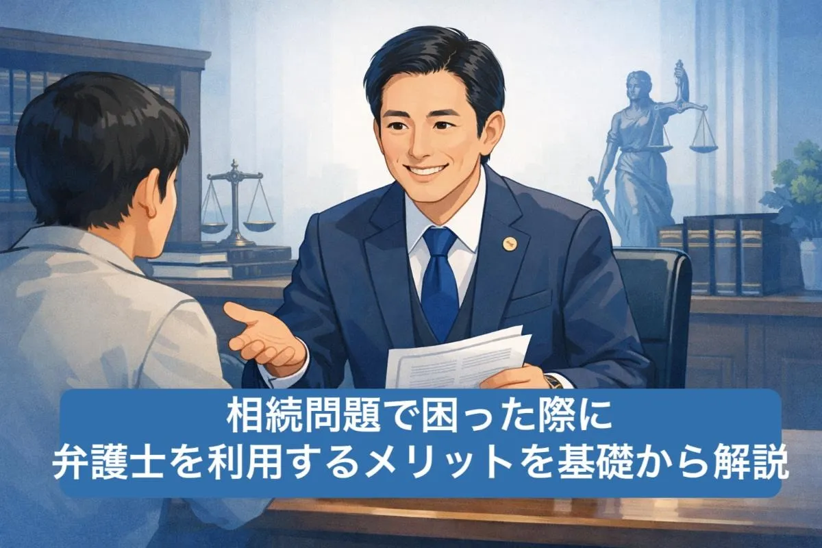 相続問題で困った際に弁護士を利用するメリットを基礎から解説
